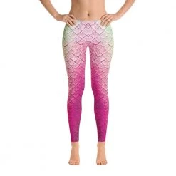 FinfolkProductions Tail Scale Leggings: Kauai Kiss