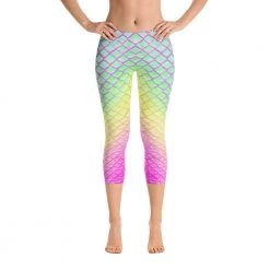FinfolkProductions Parrotfish Paradise Capri Leggings