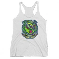 FinfolkProductions Emerald Finfolk Crest Racerback Tank
