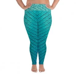 FinfolkProductions Pacific Wave Plus Size Leggings