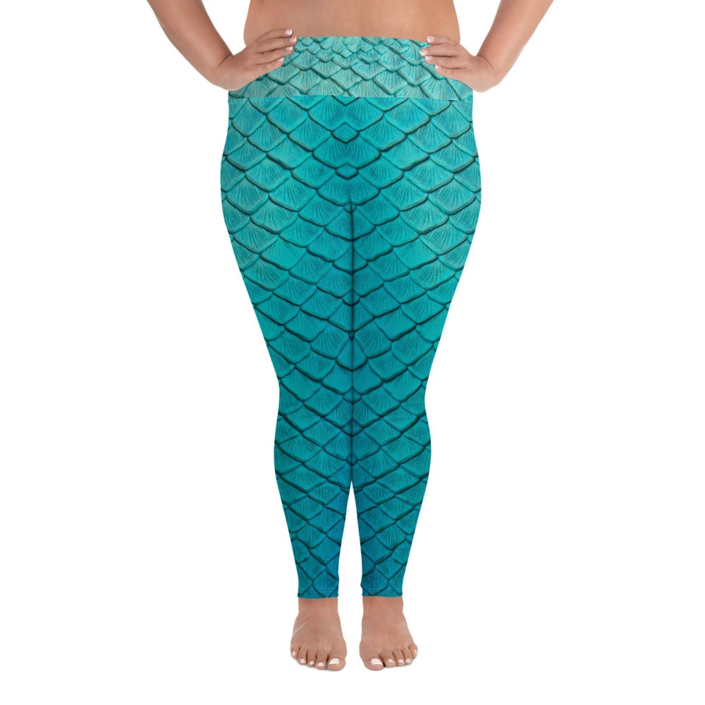 FinfolkProductions Pacific Wave Plus Size Leggings 1 FinfolkProductions Pacific Wave Plus Size Leggings