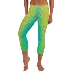 FinfolkProductions Jellyfish Jungle Capri Leggings