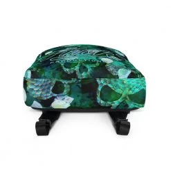 FinfolkProductions Bags And Backpacks Scales And Skulls Backpack