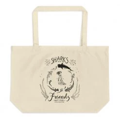 FinfolkProductions Bags And Backpacks Shark Friends Large Tote 9 FinfolkProductions Bags And Backpacks Shark Friends Large Tote