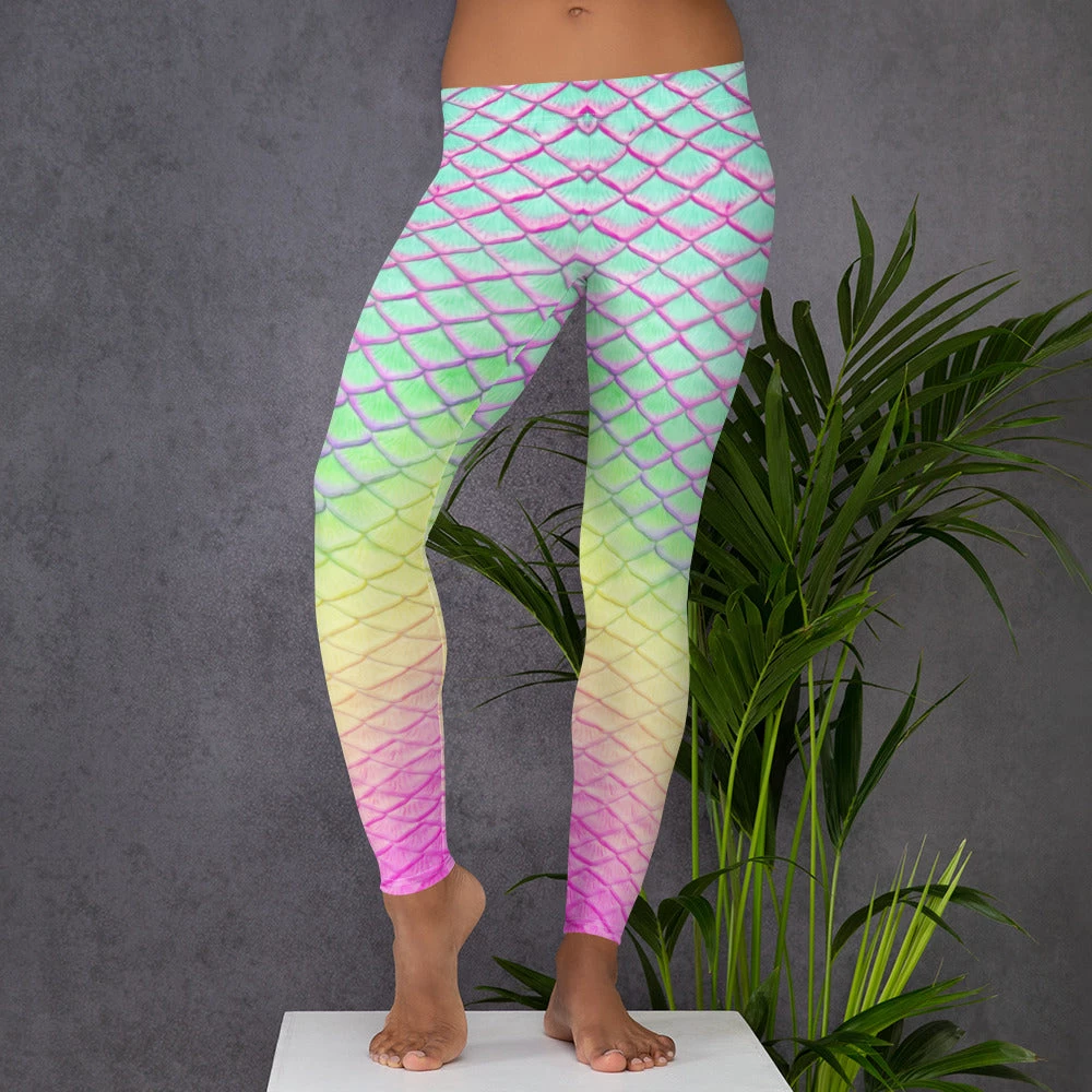 FinfolkProductions Parrotfish Paradise Leggings 1 FinfolkProductions Parrotfish Paradise Leggings
