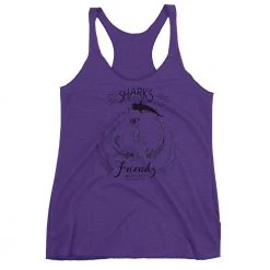 FinfolkProductions Shark Friends Racerback Tank T-shirts And Tank Tops