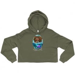FinfolkProductions Hoodies Guardian Mermaid Crop Hoodie