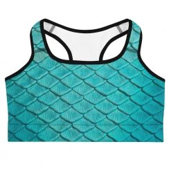 FinfolkProductions Pacific Wave Sports Bra Sports Bras