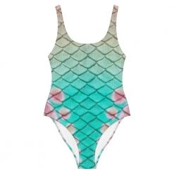 FinfolkProductions Turquoise Sunrise One-Piece Swimsuit Swimsuits