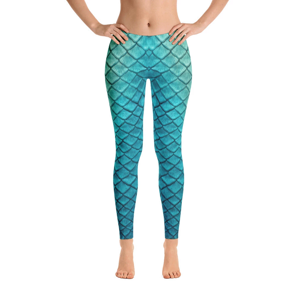 FinfolkProductions Sea Sapphire Leggings 2 FinfolkProductions Sea Sapphire Leggings