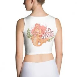 FinfolkProductions Mermaid Bride Crop Tank T-shirts And Tank Tops