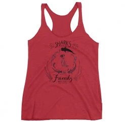 FinfolkProductions Shark Friends Racerback Tank T-shirts And Tank Tops