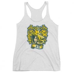 FinfolkProductions T-shirts And Tank Tops Gold Finfolk Crest Racerback Tank