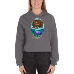 FinfolkProductions Hoodies Guardian Mermaid Crop Hoodie