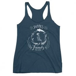 FinfolkProductions Shark Friends Racerback Tank T-shirts And Tank Tops