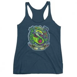 FinfolkProductions Emerald Finfolk Crest Racerback Tank