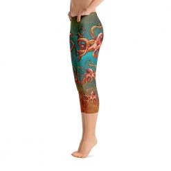FinfolkProductions Curious Kraken Capri Leggings