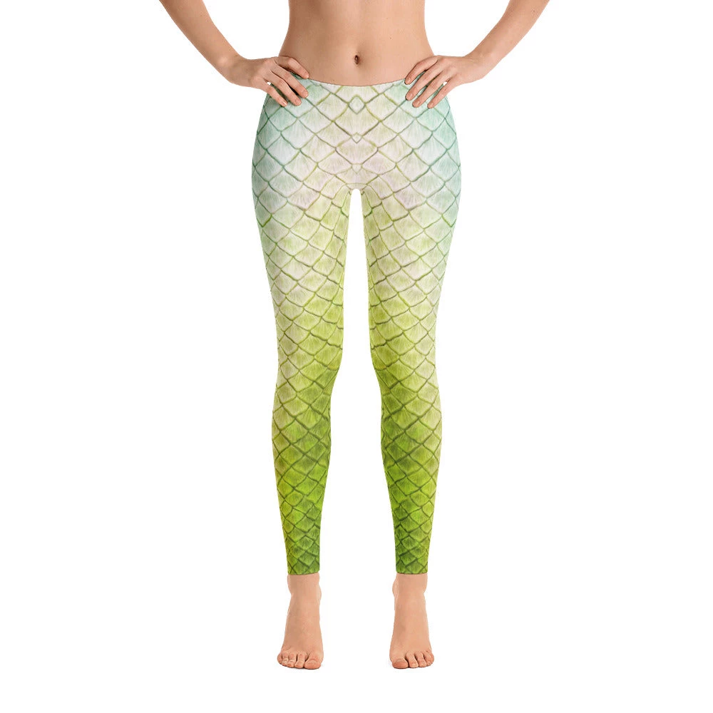 FinfolkProductions Tail Scale Leggings: Neverland 2 FinfolkProductions Tail Scale Leggings: Neverland