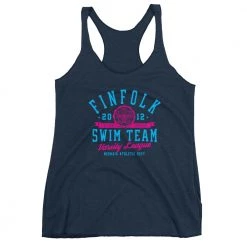 FinfolkProductions T-shirts And Tank Tops Finfolk Swim Team Racerback Tank
