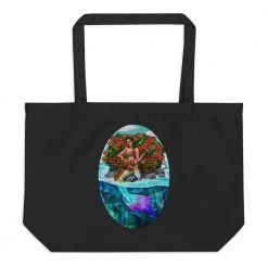 FinfolkProductions Guardian Mermaid Large Tote Bags And Backpacks