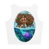 FinfolkProductions T-shirts And Tank Tops Guardian Mermaid Crop Tank
