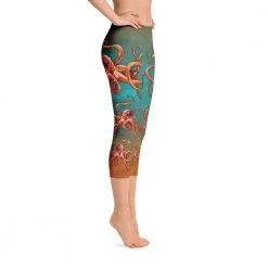 FinfolkProductions Curious Kraken Capri Leggings