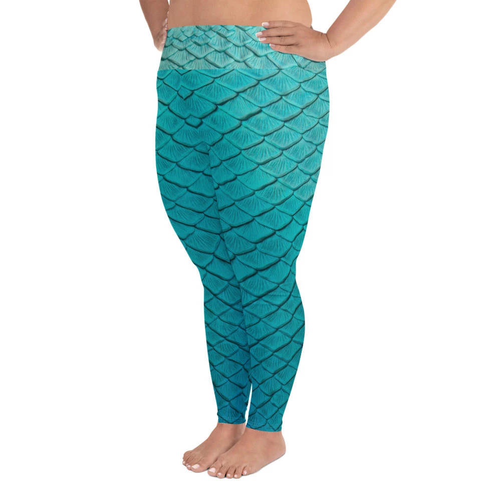 FinfolkProductions Pacific Wave Plus Size Leggings 4 FinfolkProductions Pacific Wave Plus Size Leggings