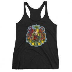 FinfolkProductions Ruby Finfolk Crest Racerback Tank