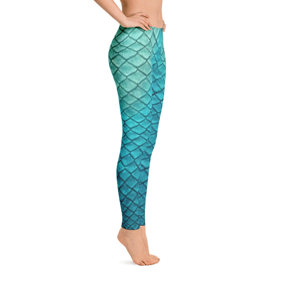 FinfolkProductions Sea Sapphire Leggings 1 FinfolkProductions Sea Sapphire Leggings
