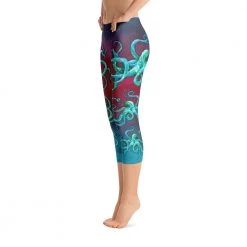 FinfolkProductions Cosmic Kraken Capri Leggings