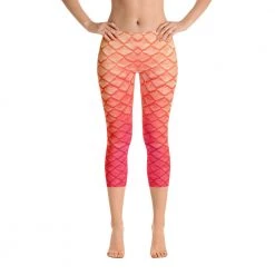 FinfolkProductions Peachy Keen Capri Leggings