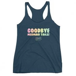 FinfolkProductions T-shirts And Tank Tops Goodbye Mermaid Tails Racerback Tank