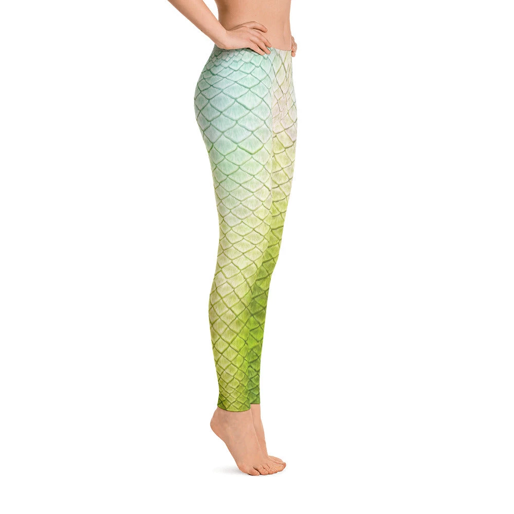 FinfolkProductions Tail Scale Leggings: Neverland 1 FinfolkProductions Tail Scale Leggings: Neverland