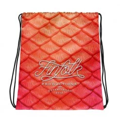 FinfolkProductions Bags And Backpacks Peachy Keen Drawstring Bag