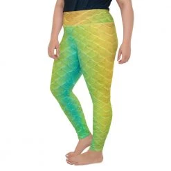 FinfolkProductions Jellyfish Jungle Plus Size Leggings