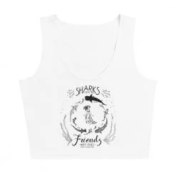 FinfolkProductions Shark Friends Crop Tank