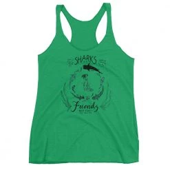 FinfolkProductions Shark Friends Racerback Tank T-shirts And Tank Tops
