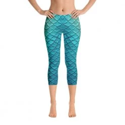 FinfolkProductions Sea Sapphire Capri Leggings