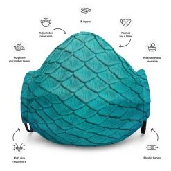 FinfolkProductions Face Masks Pacific Wave Face Mask