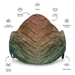 FinfolkProductions Riverbend Face Mask