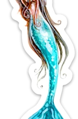 Finfolk Productions Stickers Watercolor Mermaids Sticker Set