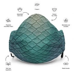 FinfolkProductions Face Masks Shipwreck Siren Face Mask