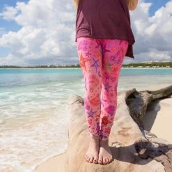 Finfolk Productions Paradise In Pink Leggings