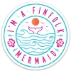 FinfolkProductions I'm A Finfolk Mermaid Sticker Stickers