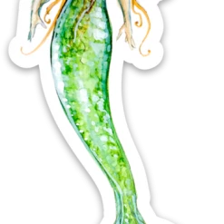 Finfolk Productions Emerald Mermaid Sticker Stickers