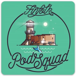 Finfolk Productions Official Pod Squad Sticker