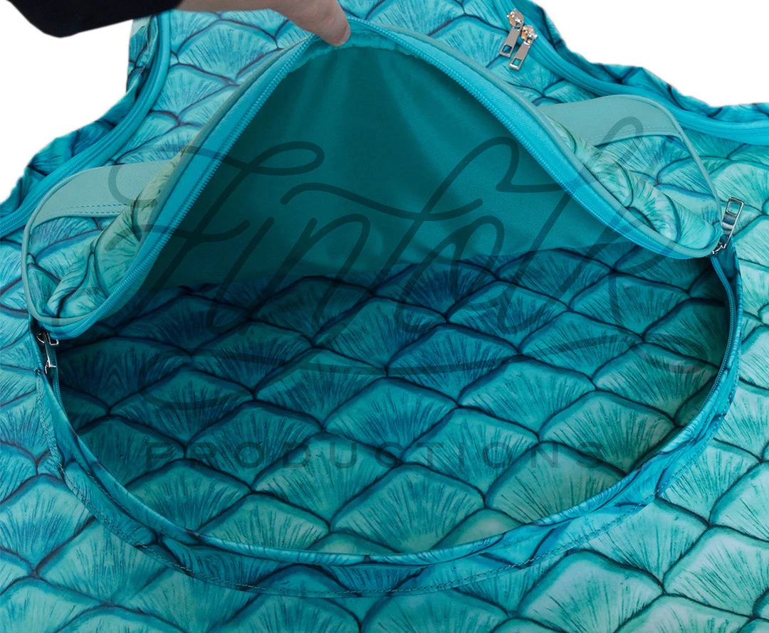 FinfolkProductions Tail Of The Month Classic Finfolk Teal Voyager Tailbag 11 FinfolkProductions Tail Of The Month Classic Finfolk Teal Voyager Tailbag