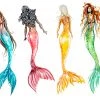 Finfolk Productions Stickers Watercolor Mermaids Sticker Set
