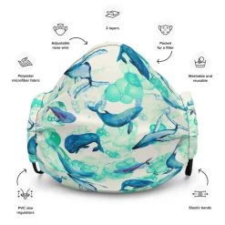 FinfolkProductions Oh Whale Face Mask